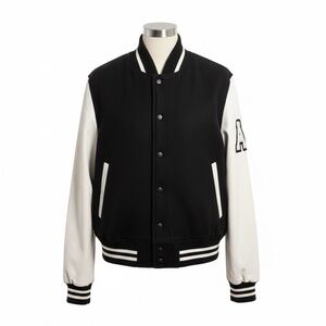 Black and White Varsity Jacket Great for Swifties